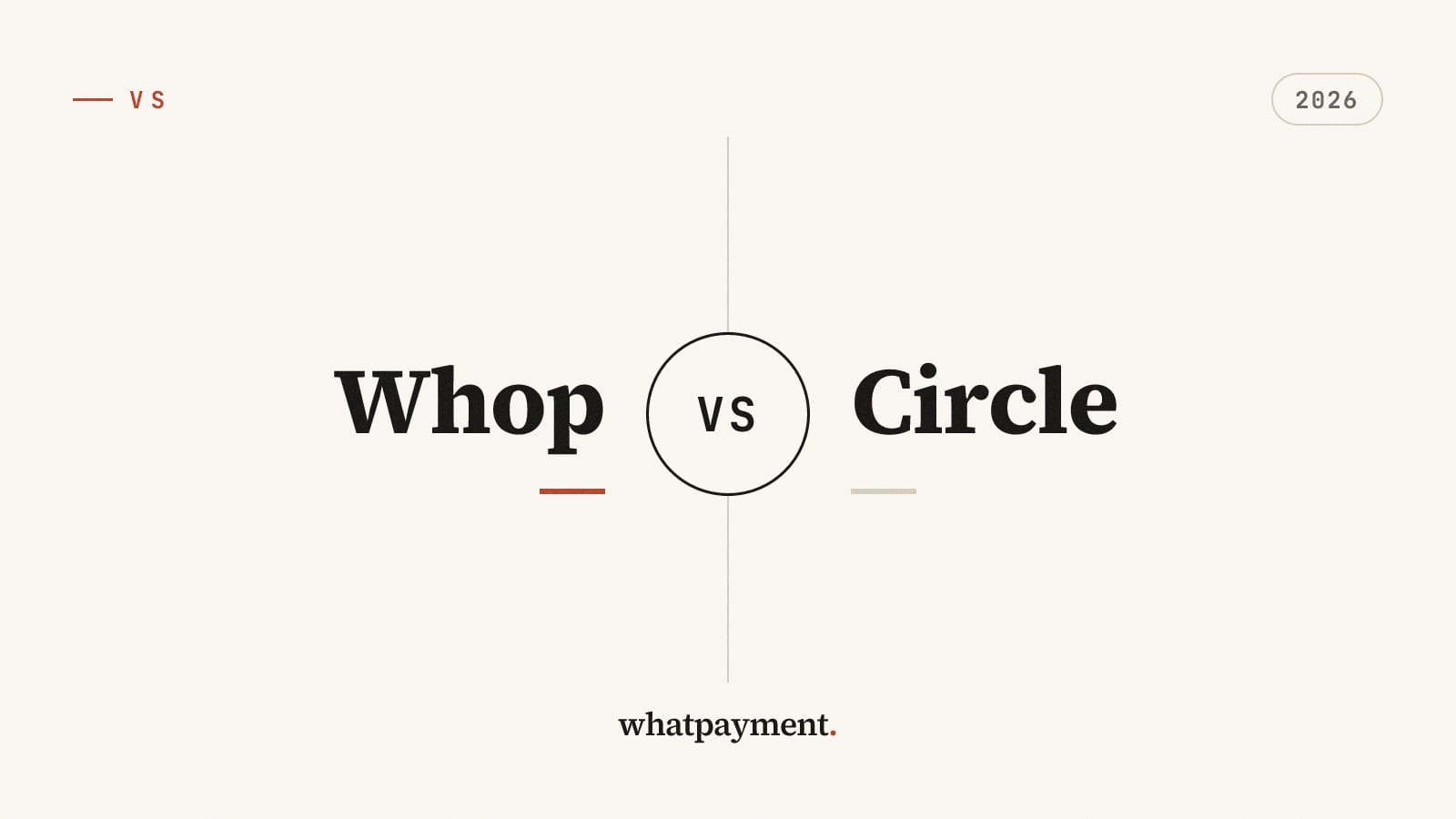 Whop vs Circle