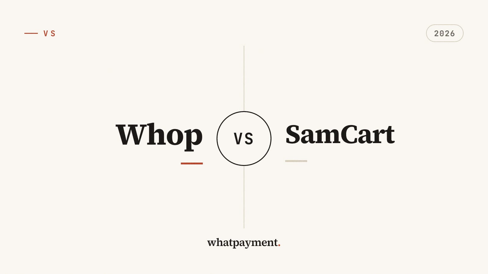 Whop vs SamCart